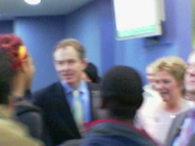 Tony Blair and Joan Stringer