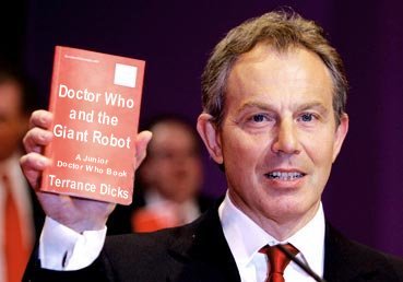 Tony Blair and Doctor Who and the Giant Robot